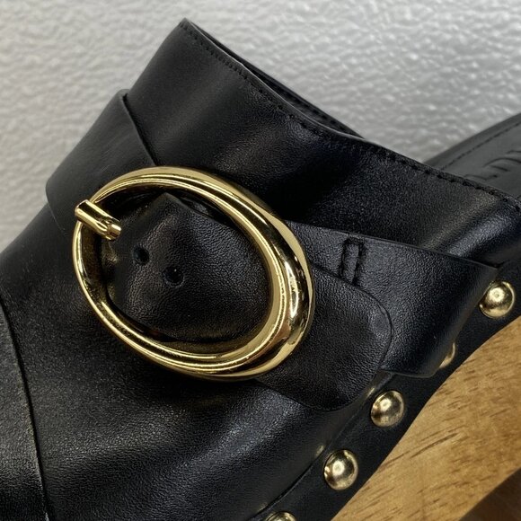 Schutz “Piper” Platform Leather Clogs – Women’s Size 6 (NWT) - Picture 7 of 13